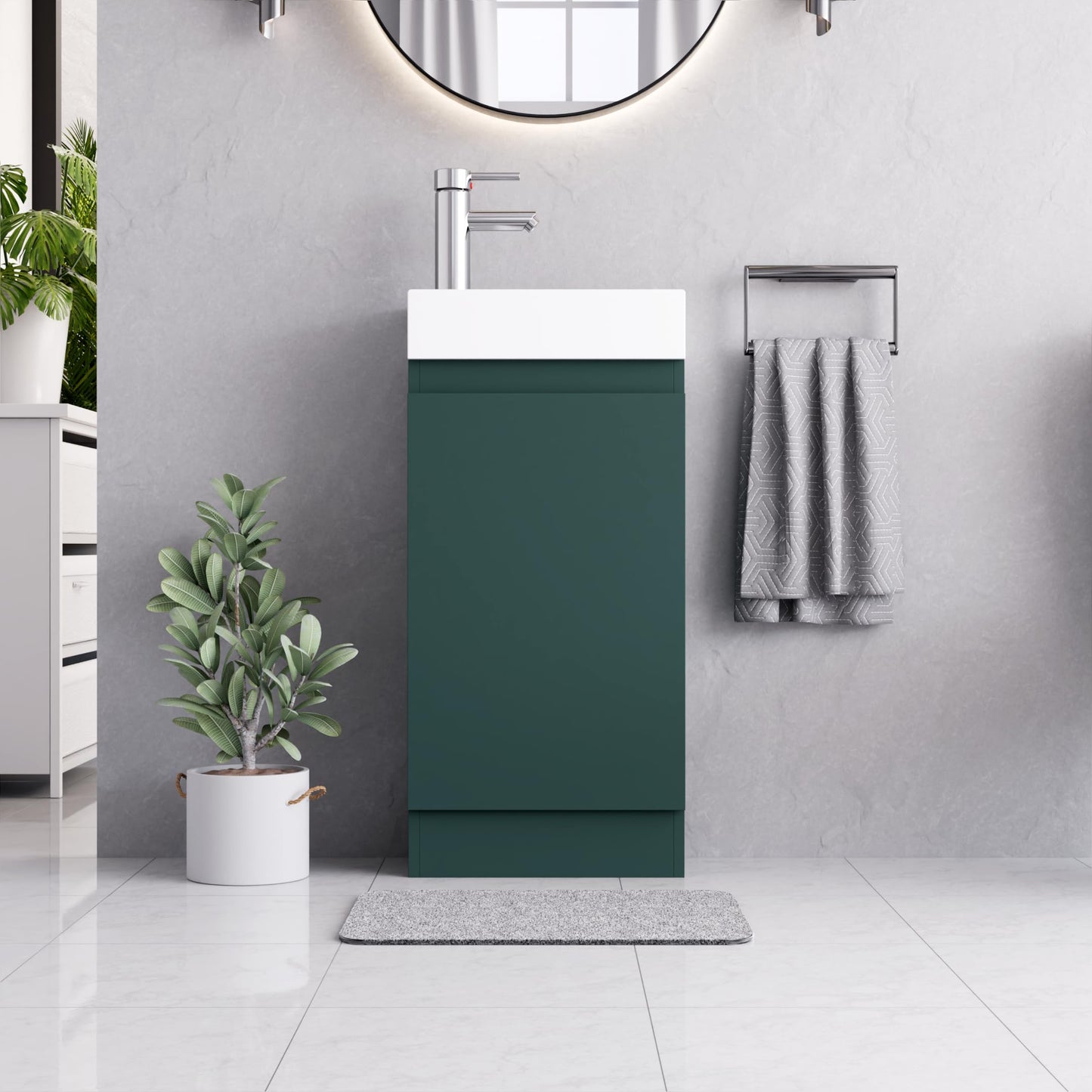 BELOFAY Denvor 400mm Floor Standing Bathroom Vanity Unit With Basin