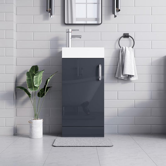 BELOFAY New York 400mm Floor Standing Bathroom Vanity Unit With Basin