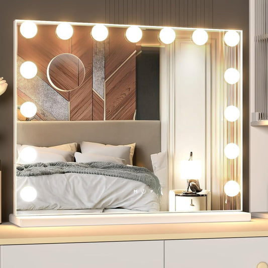 BELOFAY Hollywood Vanity Mirror with Dimmable Makeup Lights, Touch Screen To Select 3 Colour Modes