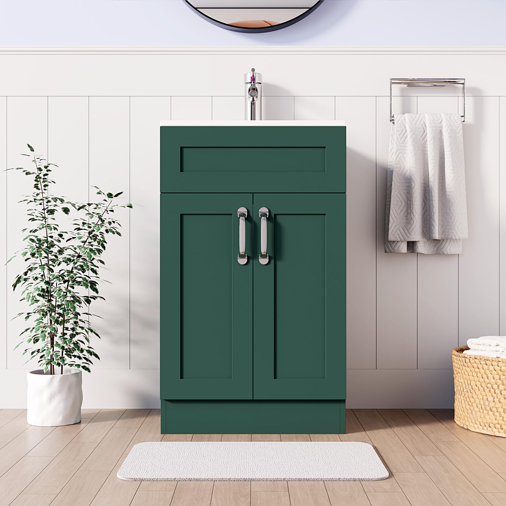 BELOFAY Crawley 500mm Floor Standing Bathroom Vanity Unit With Basin