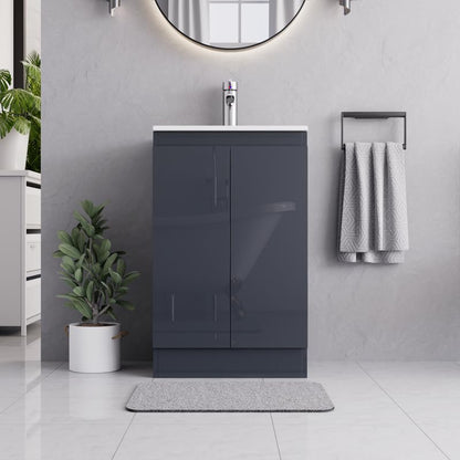 BELOFAY Denvor 500mm Floor Standing Bathroom Vanity Unit With Basin