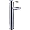BELOFAY Waterfall Spout Faucet with Chrome Polish, Tall Bathroom Tap Mixer with UK Standard Hoses