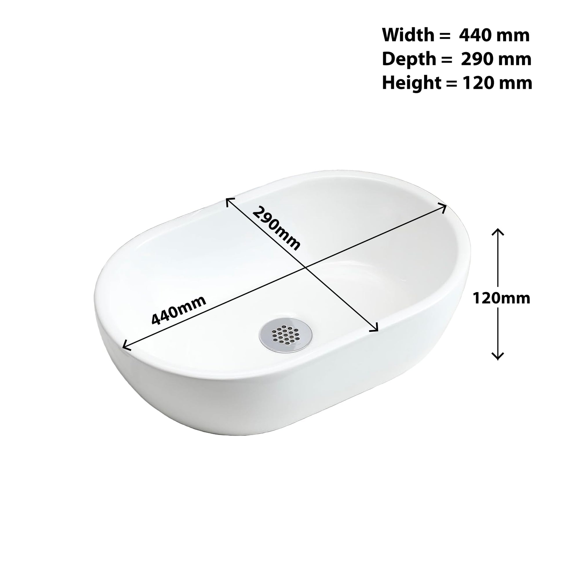 BELOFAY Requor Oval Modern White Bathroom Counter Top Sink