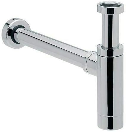 BELOFAY Chrome Bottle Waste Traps for Washbasins with Adjustable Height |50-120(Adjustable) x 300 mm (HxL)