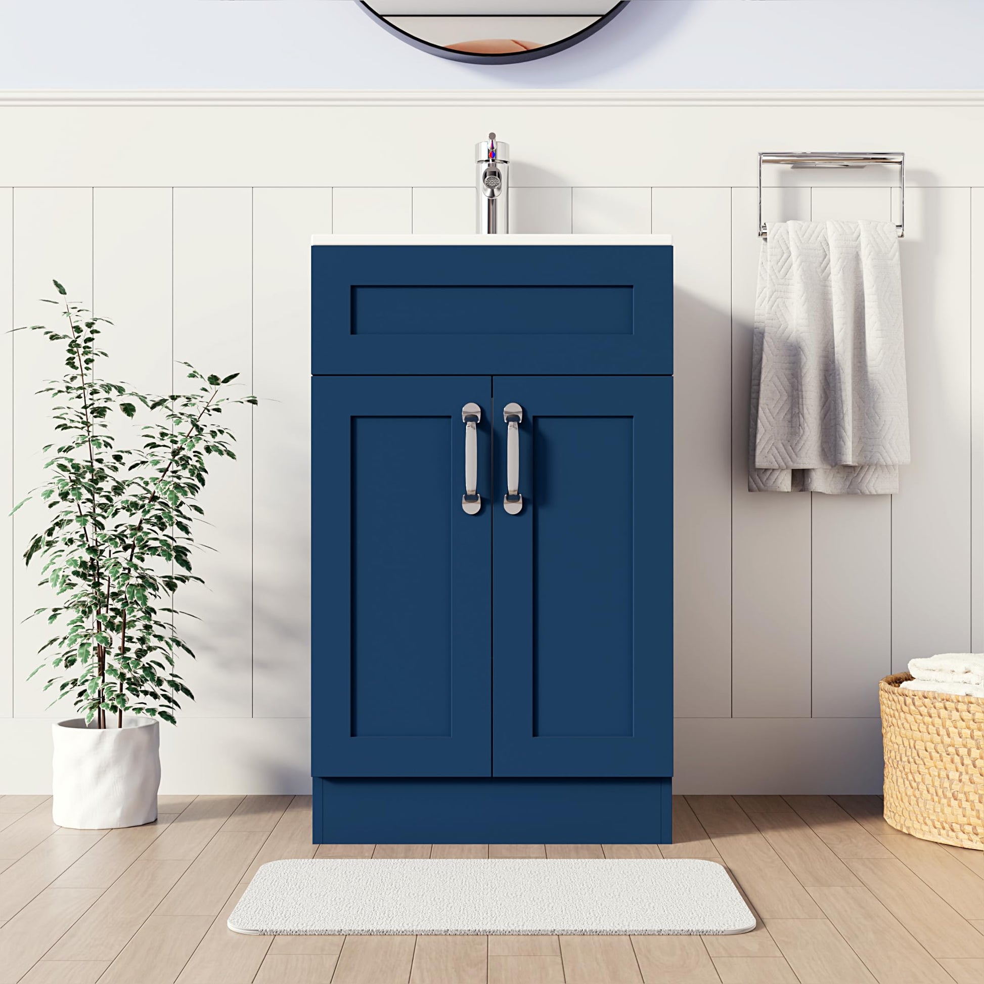 BELOFAY Crawley 500mm Floor Standing Bathroom Vanity Unit With Basin