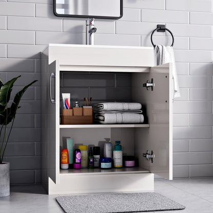 BELOFAY New York 600mm Floor Standing Bathroom Vanity Unit With Basin