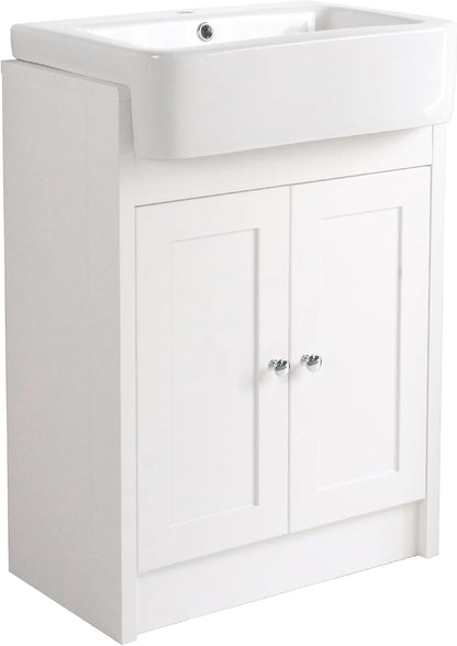 BELOFAY Crawlex 600mm Floor Standing Bathroom Vanity Unit With Basin