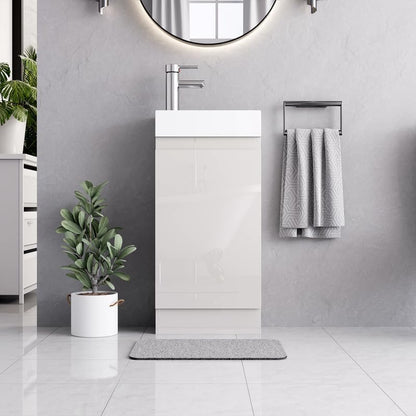BELOFAY Denvor 400mm Floor Standing Bathroom Vanity Unit With Basin