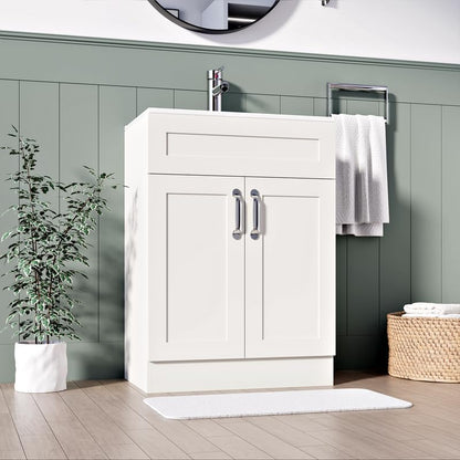 BELOFAY Crawley 600mm Floor Standing Bathroom Vanity Unit With Basin