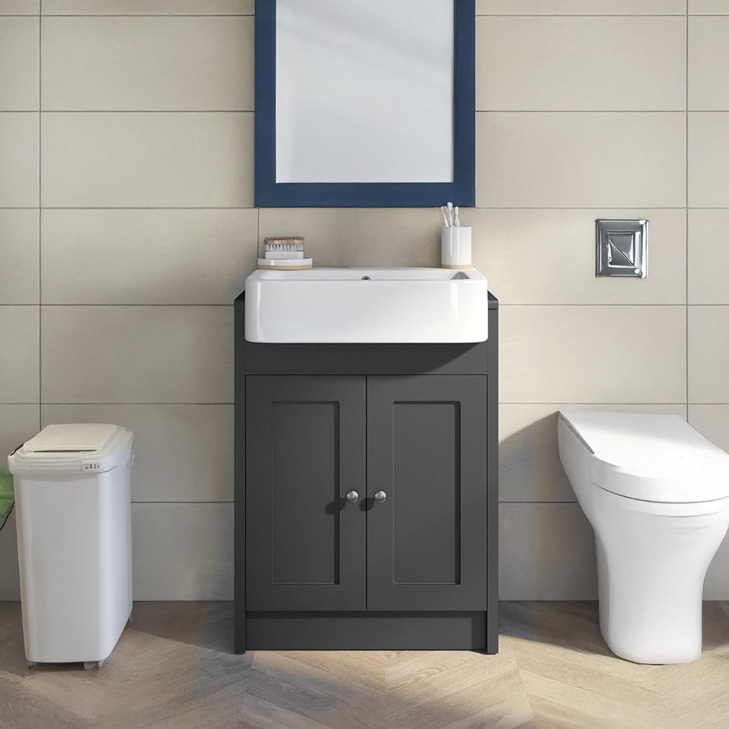 BELOFAY Crawlex 600mm Floor Standing Bathroom Vanity Unit With Basin