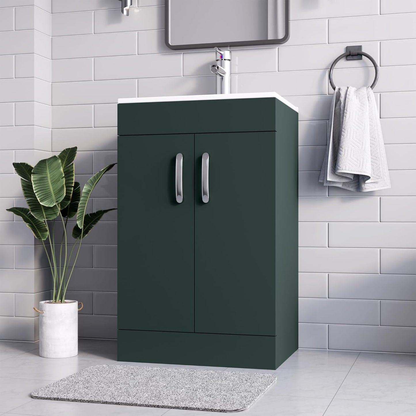 BELOFAY New York 500mm Floor Standing Bathroom Vanity Unit With Basin