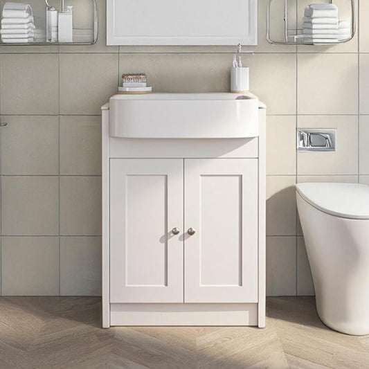 BELOFAY Crawlex 600mm Floor Standing Bathroom Vanity Unit With Basin