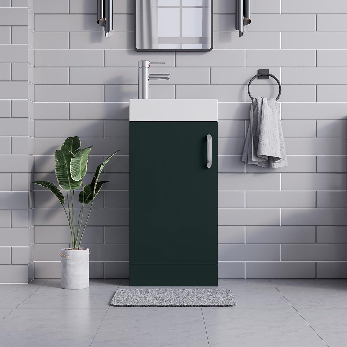 BELOFAY New York 400mm Floor Standing Bathroom Vanity Unit With Basin