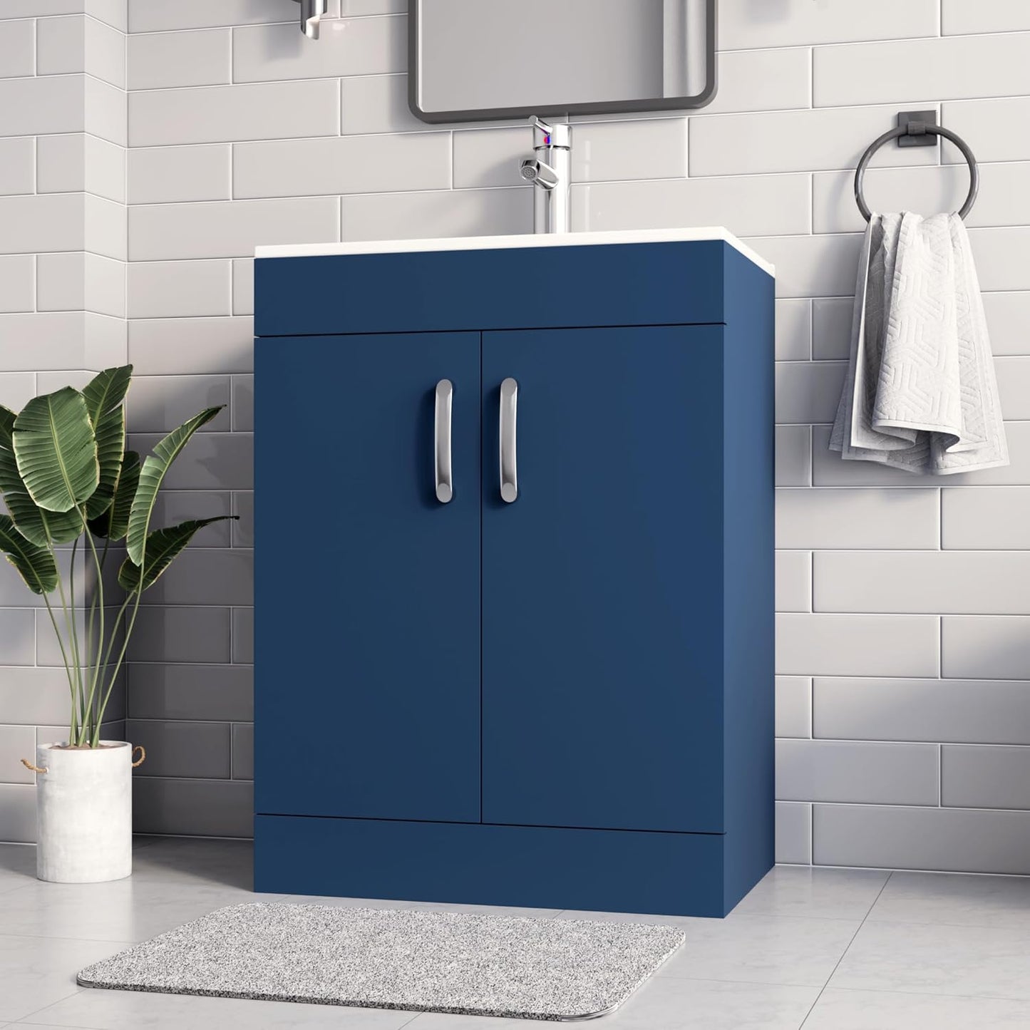 BELOFAY New York 600mm Floor Standing Bathroom Vanity Unit With Basin