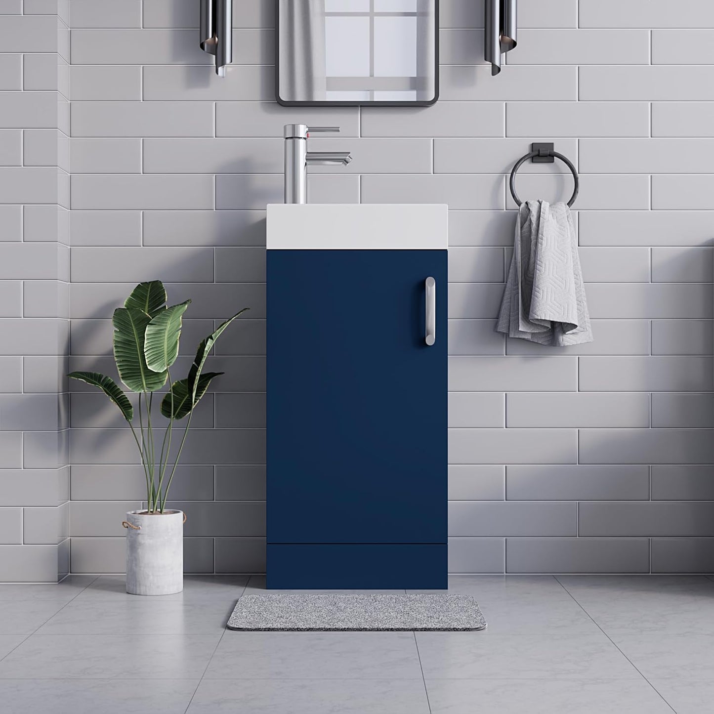 BELOFAY New York 400mm Floor Standing Bathroom Vanity Unit With Basin