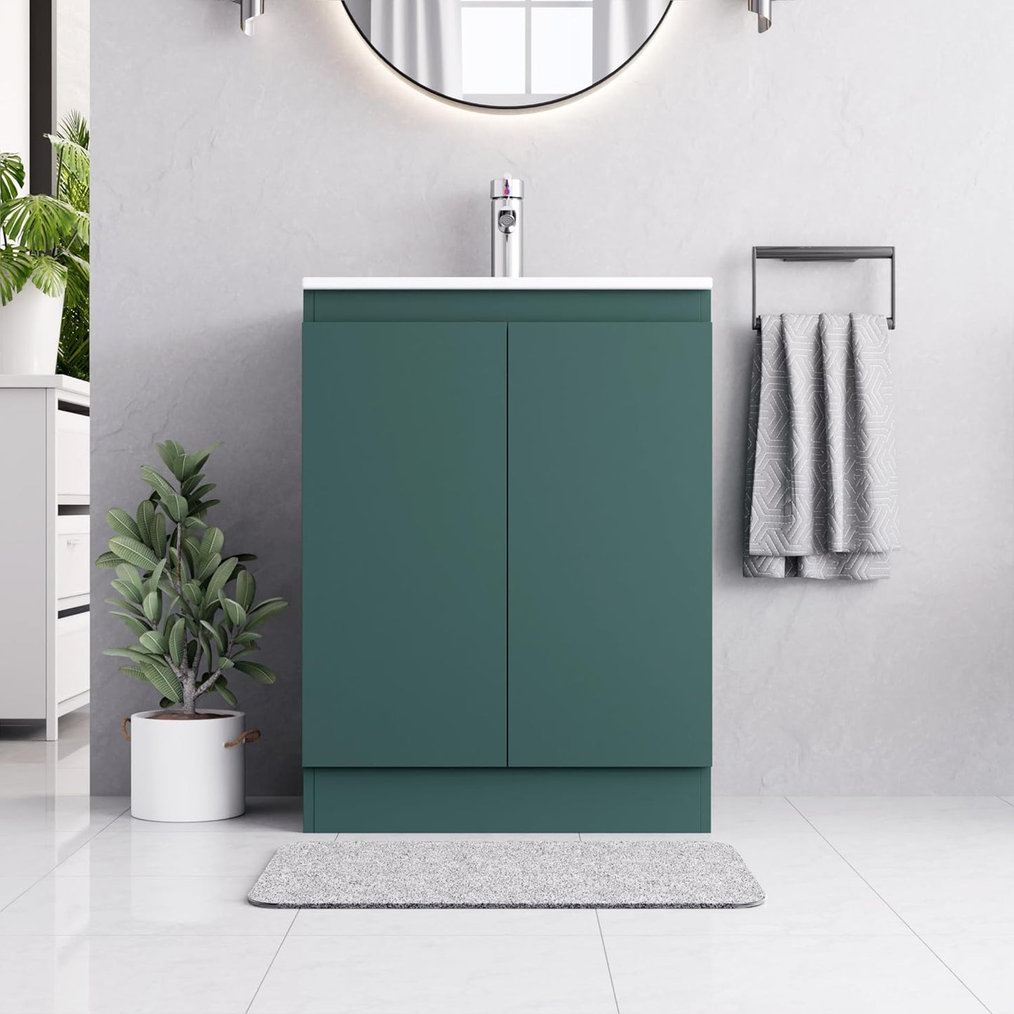 BELOFAY Denvor 600mm Floor Standing Bathroom Vanity Unit With Basin