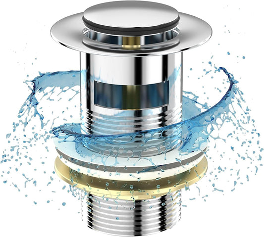BELOFAY Pop Up Basin Waste (Slotted Chrome)