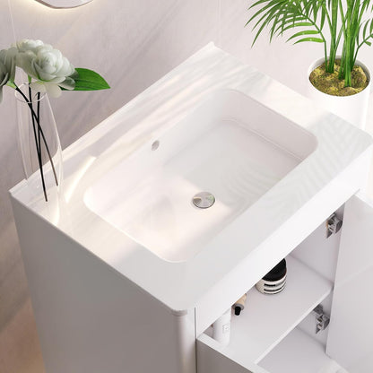 BELOFAY Edison 600mm Floor Standing Bathroom Vanity Unit With Basin