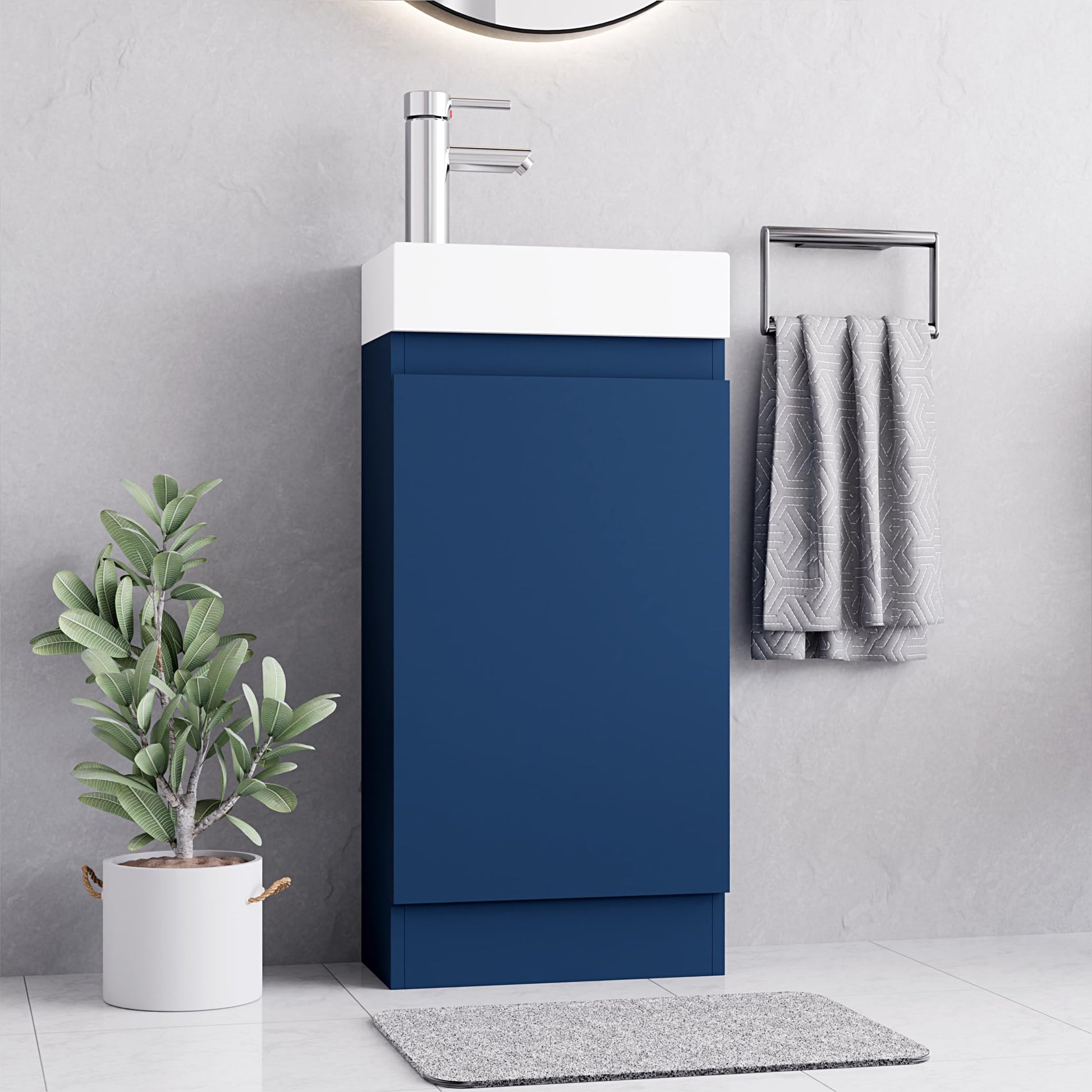 BELOFAY Denvor 400mm Floor Standing Bathroom Vanity Unit With Basin