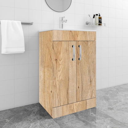 BELOFAY New York 600mm Floor Standing Bathroom Vanity Unit With Basin