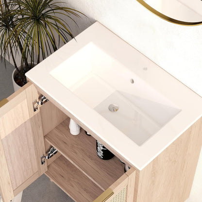 BELOFAY Franklin 600mm Floor Standing Bathroom Vanity Unit With Basin