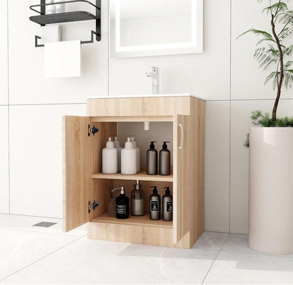 BELOFAY New York 600mm Floor Standing Bathroom Vanity Unit With Basin