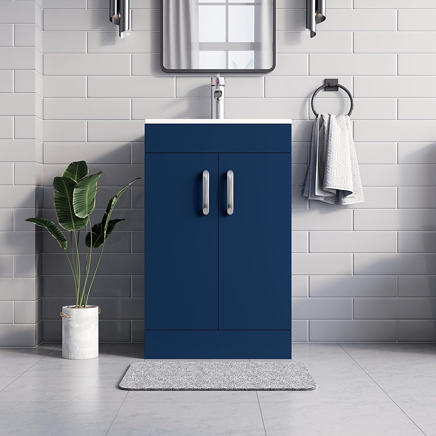 BELOFAY New York 500mm Floor Standing Bathroom Vanity Unit With Basin