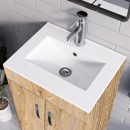 BELOFAY New York 500mm Floor Standing Bathroom Vanity Unit With Basin