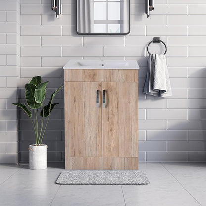 BELOFAY New York 500mm Floor Standing Bathroom Vanity Unit With Basin