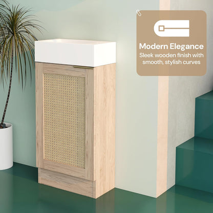 BELOFAY Franklin 400mm Floor Standing Bathroom Vanity Unit With Basin