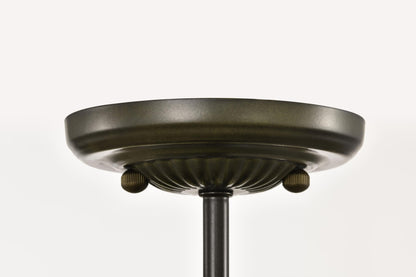 BELOFAY Mission Style Tiffany Ceiling Light Stained Glass Art Deco Handmade Uplighter Shade Ceiling Lights for Living Room, Bedroom, Dining Room and Kitchen