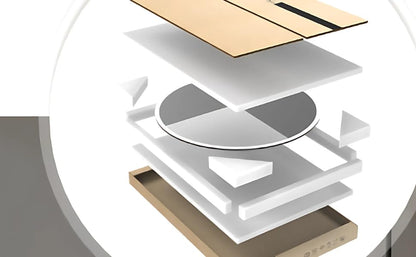 BELOFAY Lucy Round Bathroom LED Mirror with Dimmable Lights, Anti-fog, Shatter-Proof Tempered Glass