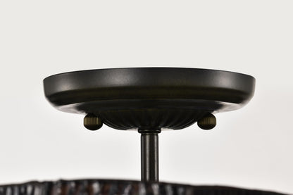 BELOFAY Wild Vine Tiffany Ceiling Light Stained Glass Art Deco Handmade Uplighter Shade Ceiling Lights for Living Room, Bedroom, Dining Room and Kitchen