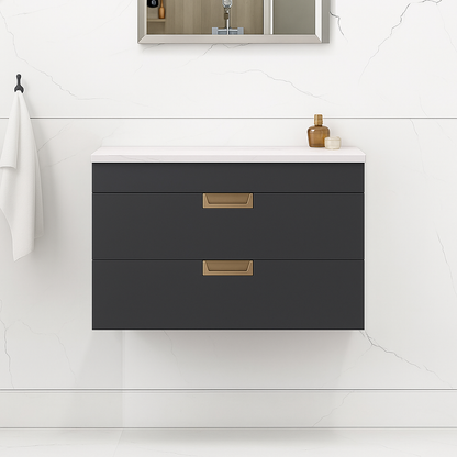 BELOFAY Swindon 600mm Wall-Mounted Bathroom Vanity Unit