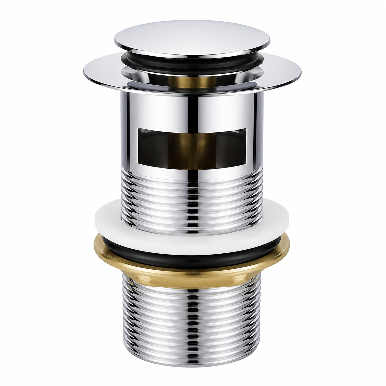 BELOFAY Pop Up Basin Waste (Slotted Chrome)
