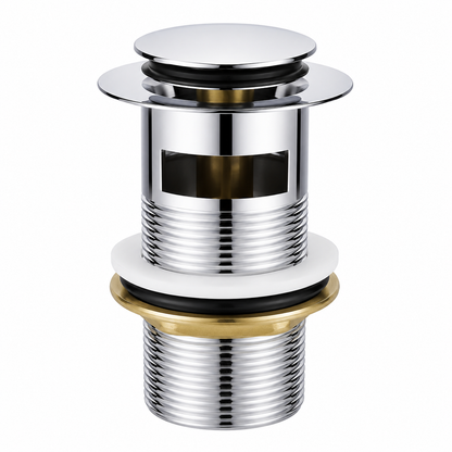 BELOFAY Pop Up Basin Waste (Slotted Chrome)
