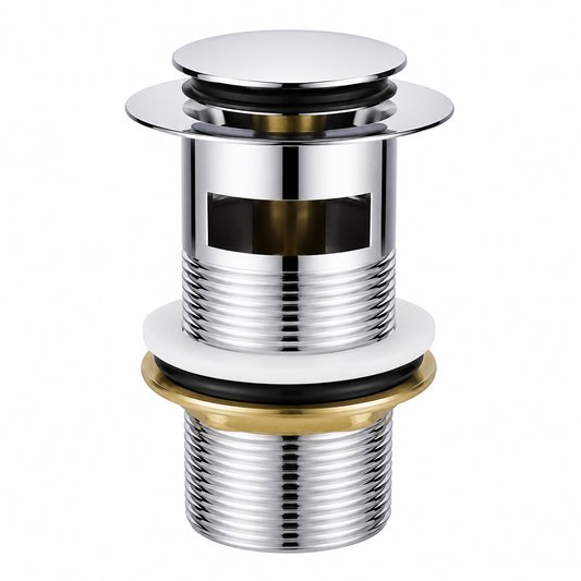 BELOFAY Pop Up Basin Waste (Slotted Chrome)