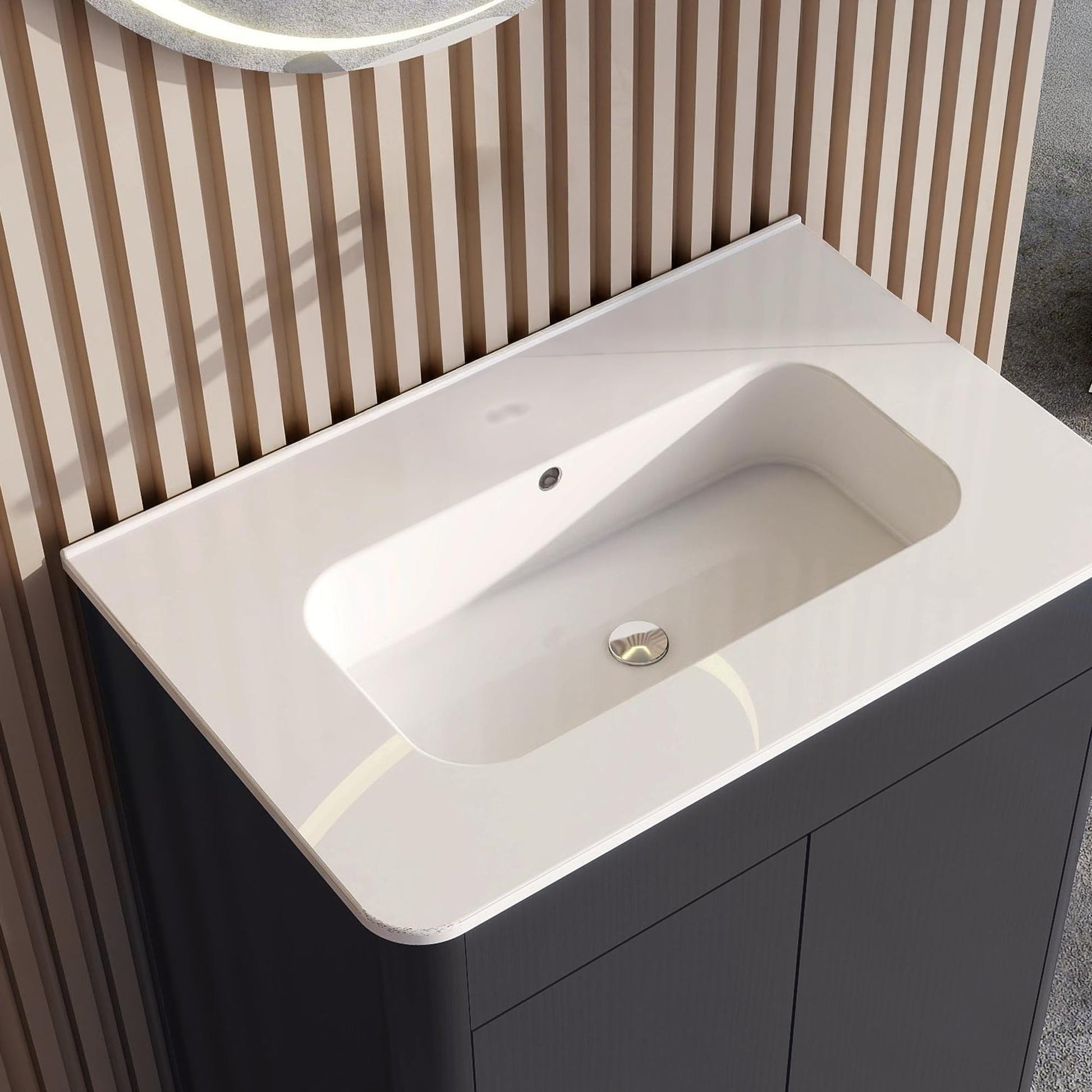 BELOFAY Edison 600mm Floor Standing Bathroom Vanity Unit With Basin