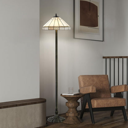 BELOFAY Tiffany Floor Lamps, Stained Glass Handmade Tiffany Lights Floor Lamps for Bedrooms, Living Room and Lounge
