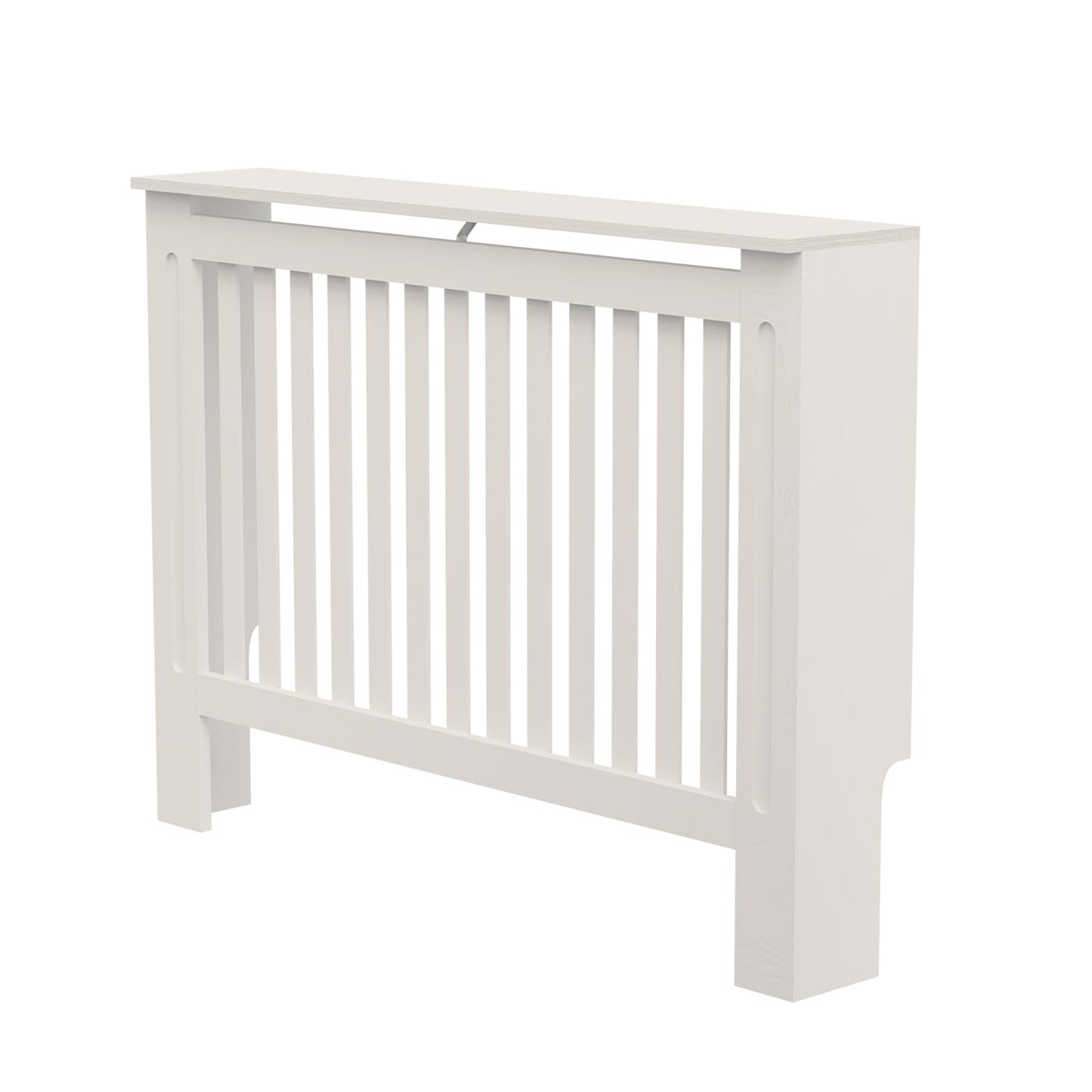 BELOFAY White Radiator Cover with Stylish Compact Shelf, Durable & Space-Saving, Easy Assembly for Modern Homes