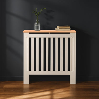 BELOFAY White Radiator Cover with Stylish Compact Shelf, Durable & Space-Saving, Easy Assembly for Modern Homes