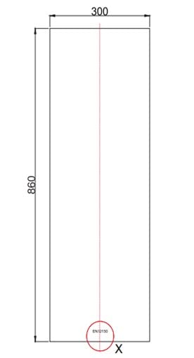 BELOFAY Toughened Grey Tinted Glass Baluster Panel – Stair/Landing/Balcony Railing Infill, Easy Fit (Landing Panels)