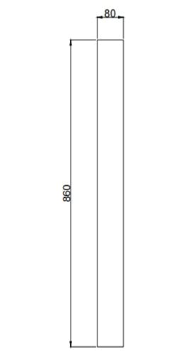 BELOFAY Toughened Grey Tinted Glass Baluster Panel – Stair/Landing/Balcony Railing Infill, Easy Fit (Landing Panels)