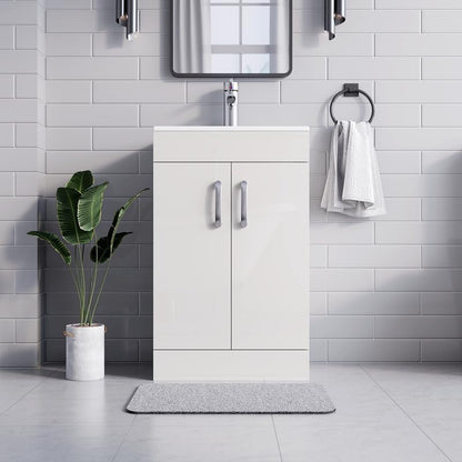BELOFAY New York 500mm Floor Standing Bathroom Vanity Unit With Basin