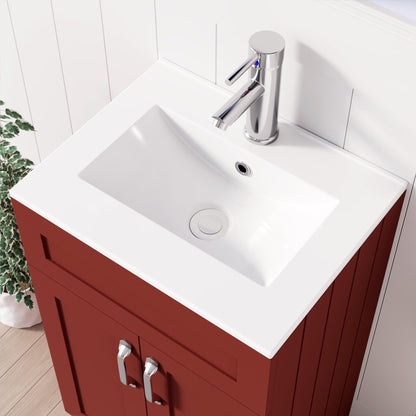 BELOFAY Crawley 500mm Floor Standing Bathroom Vanity Unit With Basin