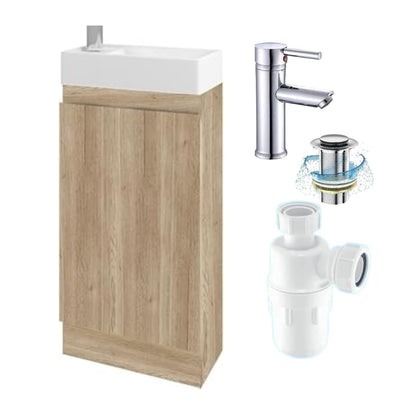 BELOFAY Denvor 400mm Floor Standing Bathroom Vanity Unit With Basin