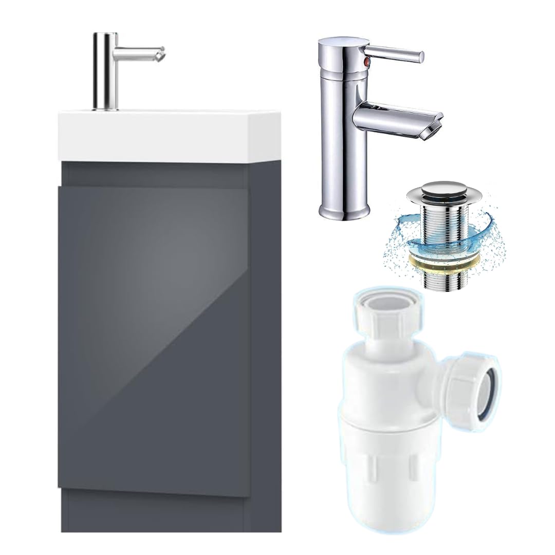 BELOFAY Denvor 400mm Floor Standing Bathroom Vanity Unit With Basin