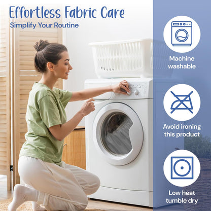 Ultra-Cool Mattress Topper | 10cm Extra Thick Mattress Topper with Cooling Jacquard Fabric and 100% Polyester Filling | Hypoallergenic, Machine Washable