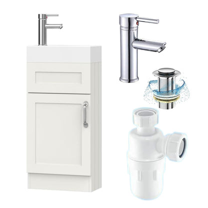 BELOFAY Crawley 400mm Floor Standing Bathroom Vanity Unit With Basin