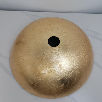 BELOFAY Round Modern Flash Gold Glass Bowl Bathroom Counter Top Sink